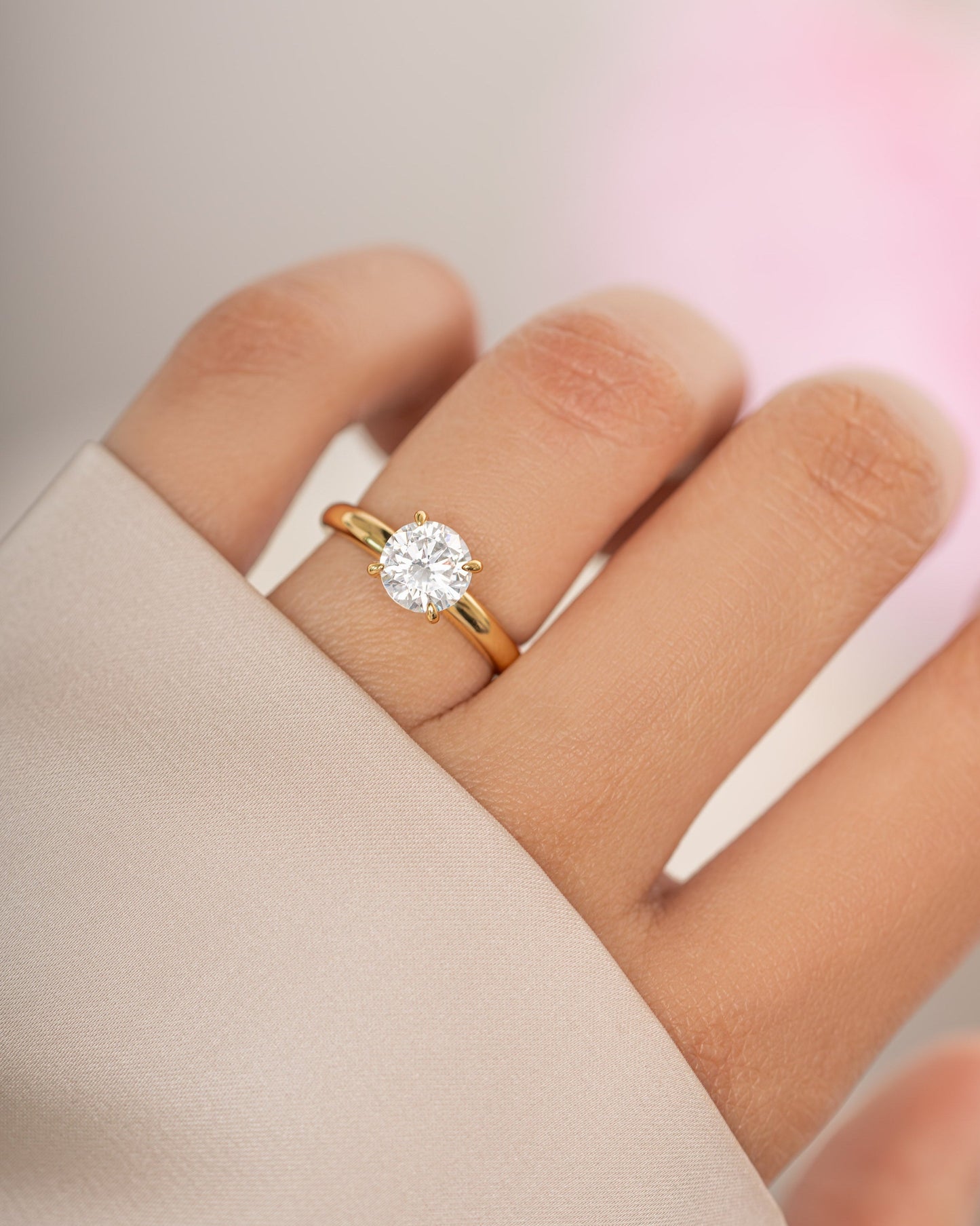 Round Solitaire Ring