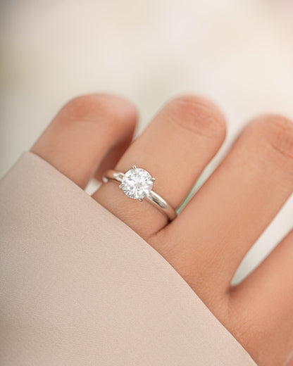 Round Solitaire Ring