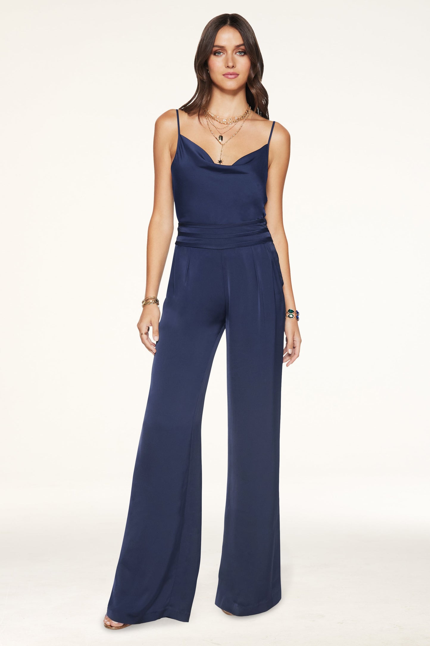 Joss Wide Leg Pant | NAVY