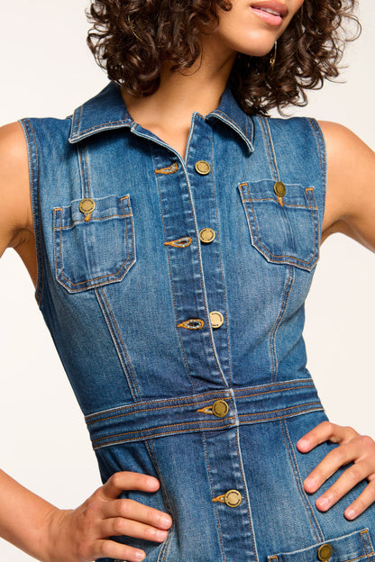Katalina Denim Mini Dress