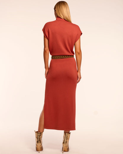 Natalie Merino Turtleneck Midi Dress | AMBER