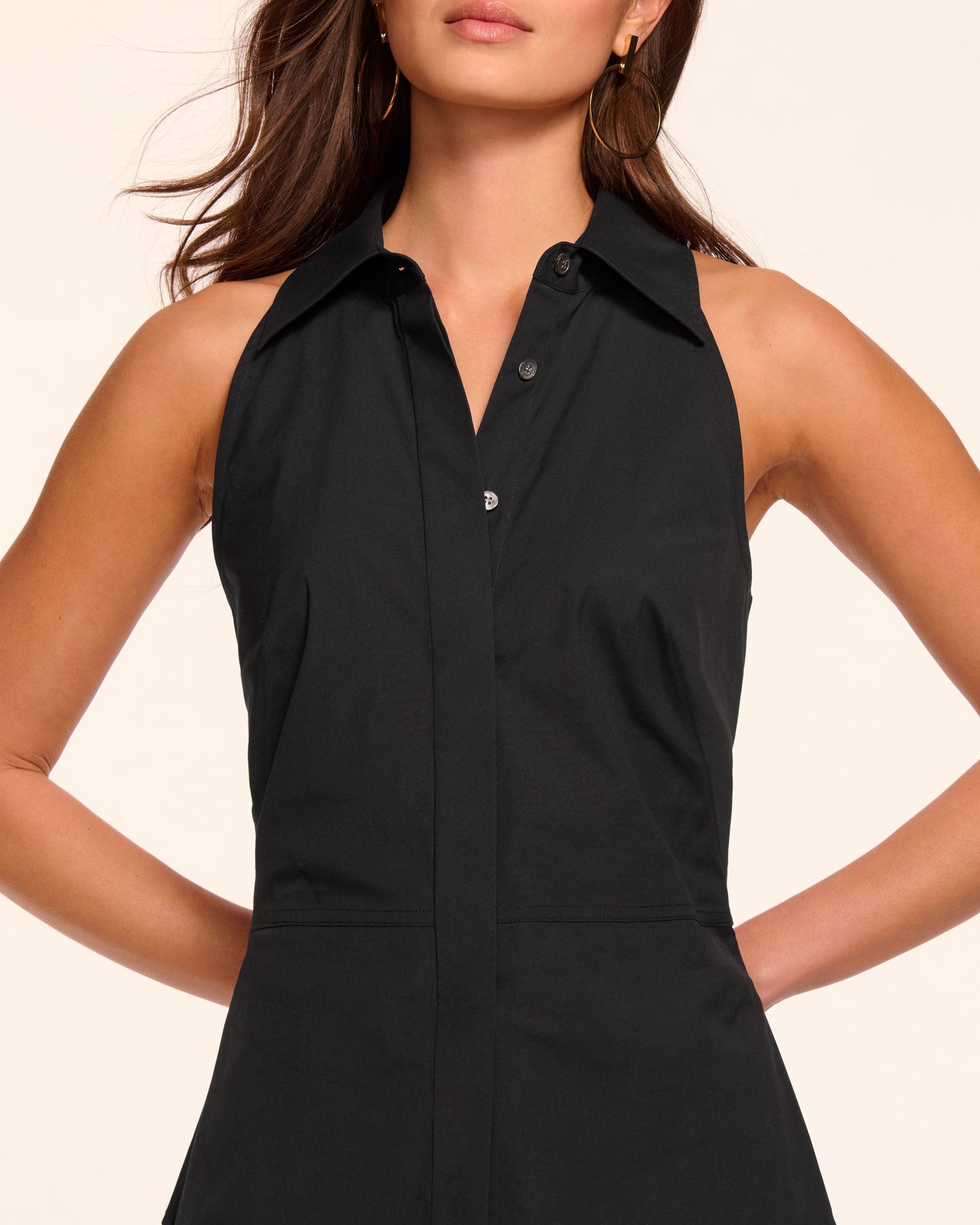 Inessa Cotton Poplin Sleeveless Top