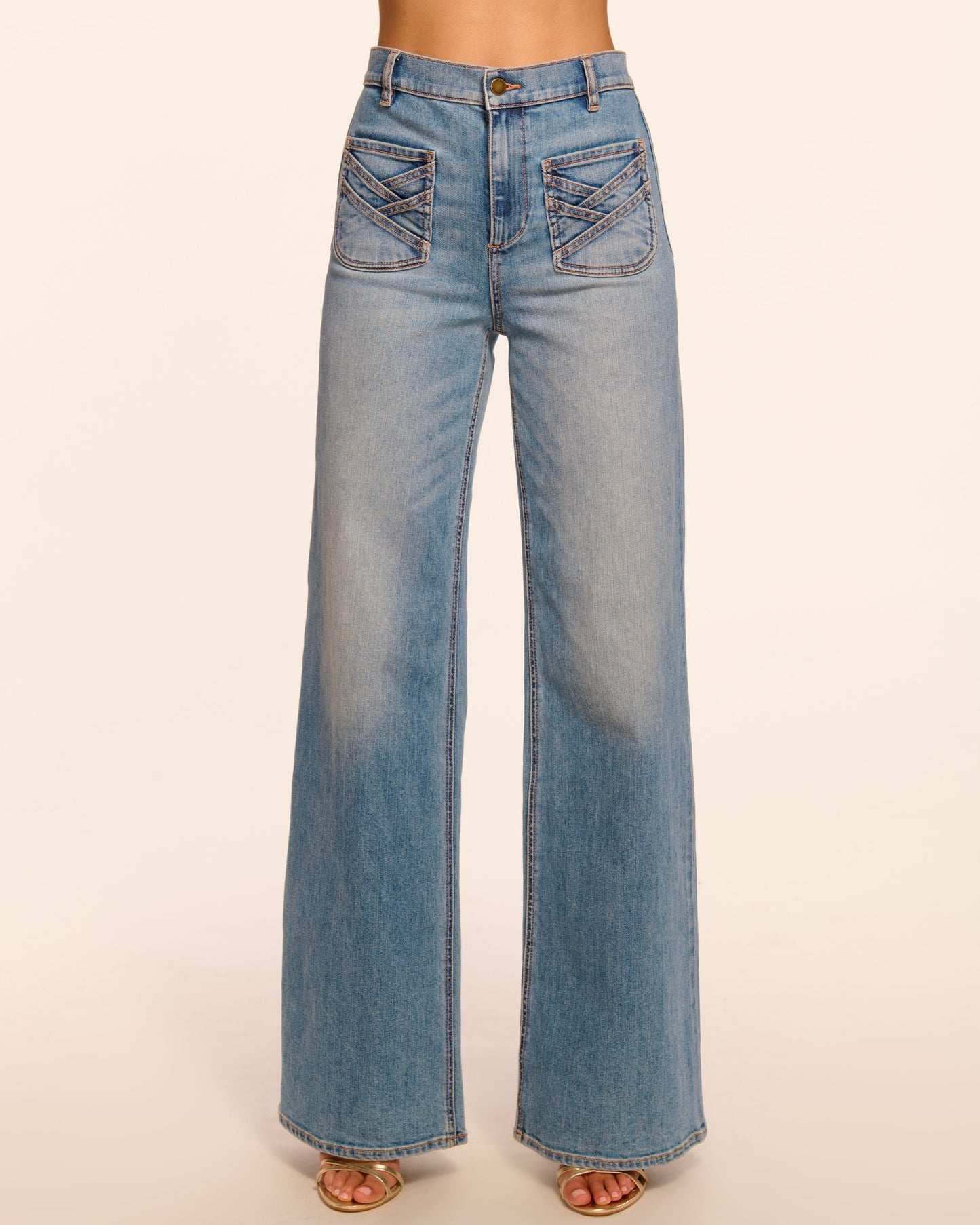 Heidi High-Rise Wide Leg Braided Jean