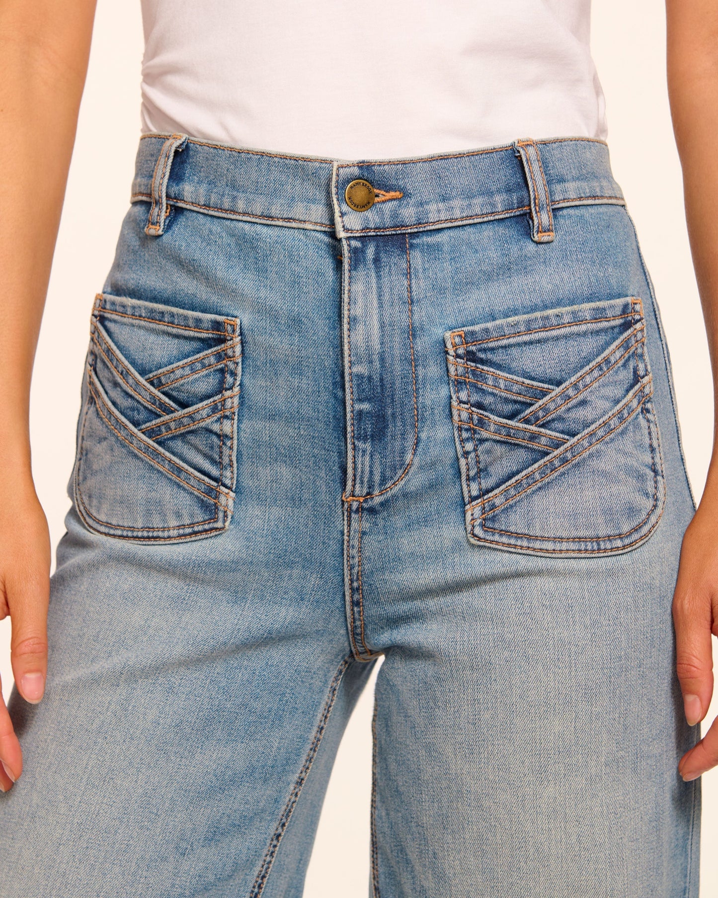 Heidi High-Rise Wide Leg Braided Jean