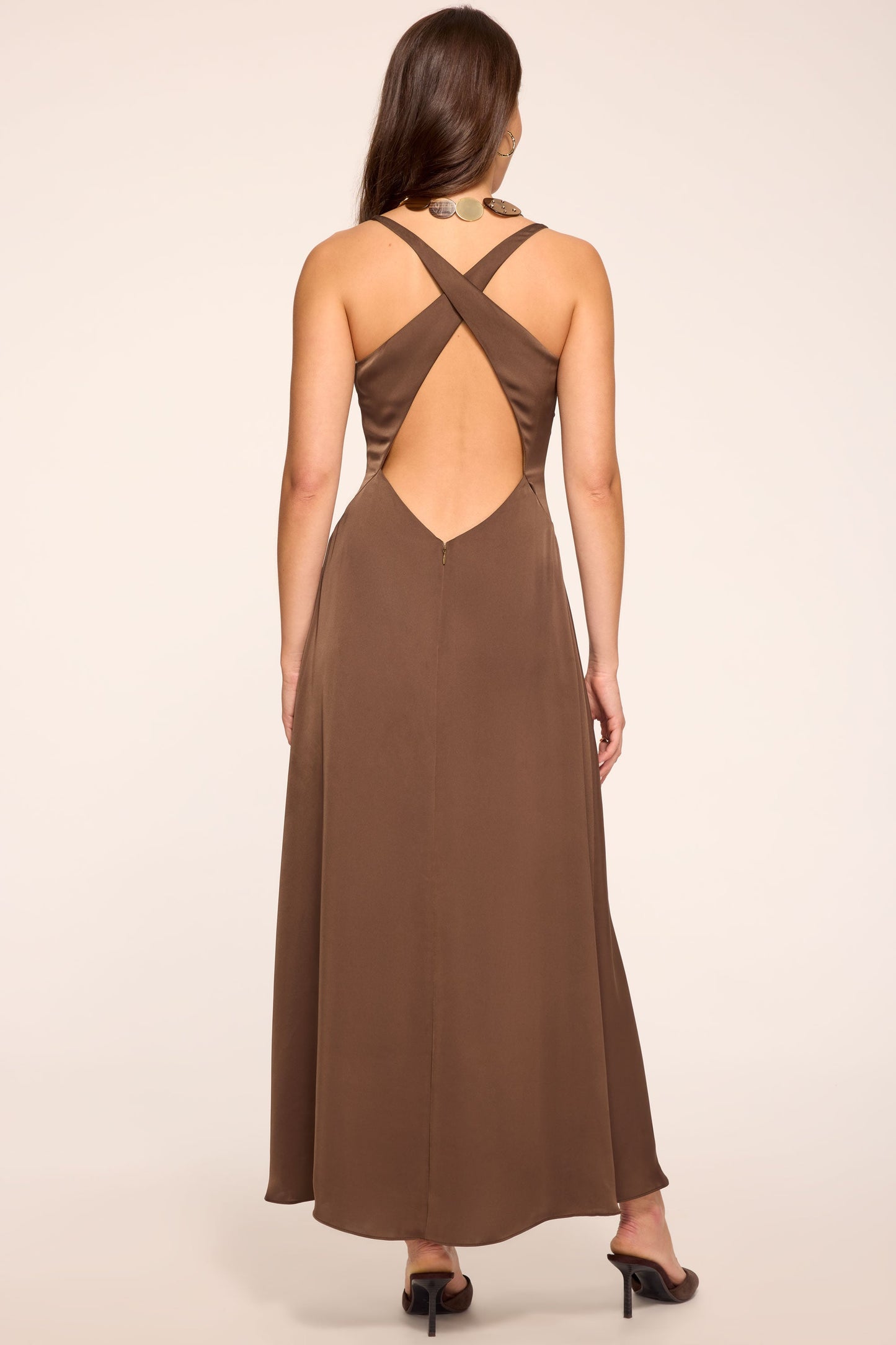 Mckenzie Tie Front Midi Dress