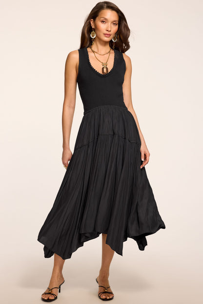 Hadley Knit Combo Midi Dress