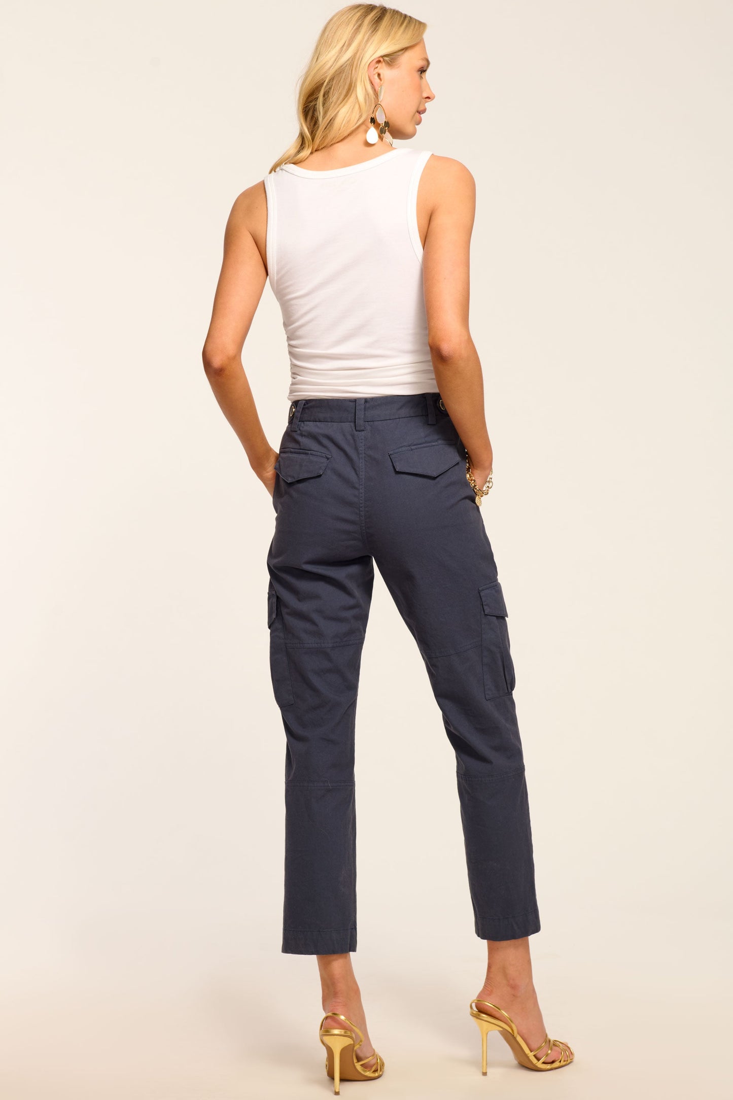 Isabelle Canvas Ankle Length Pant