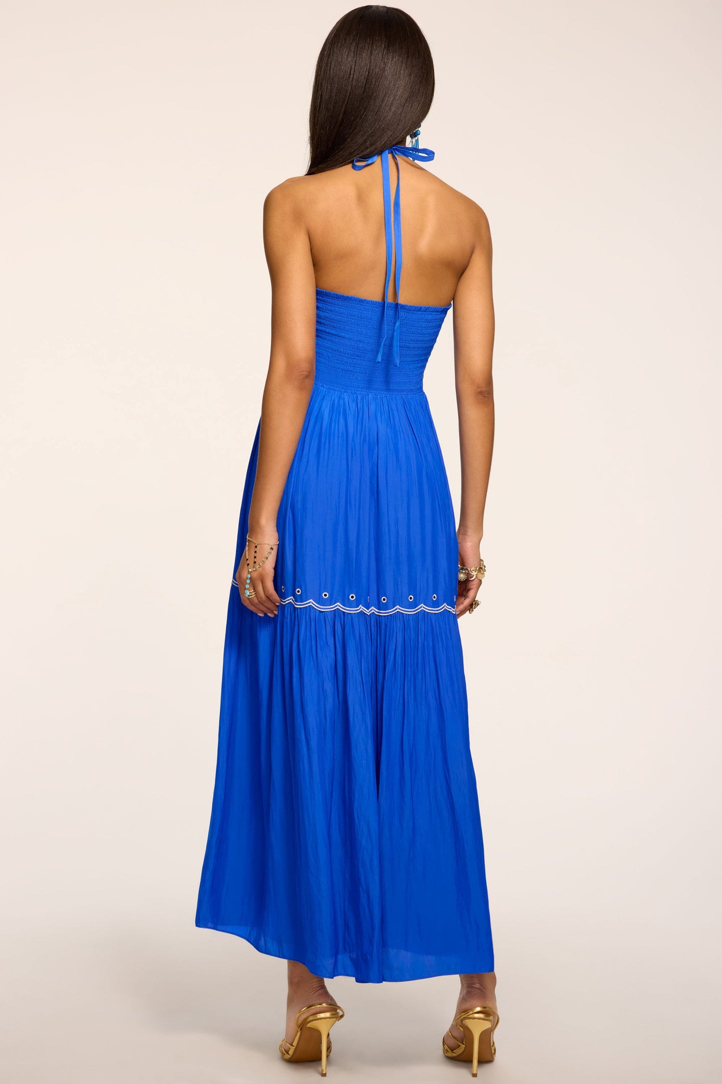 Kenna Embroidered Midi Dress