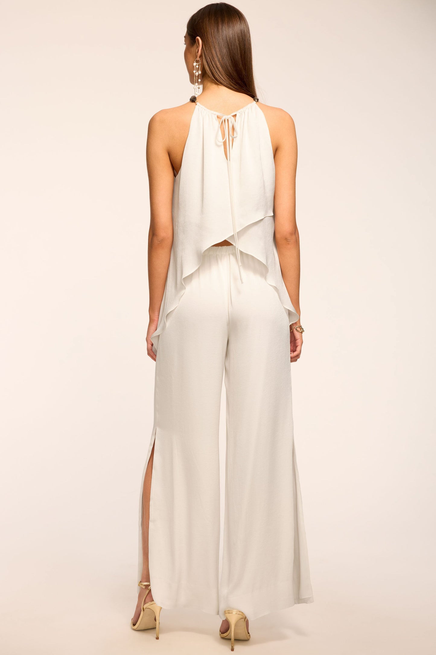 Jolie Crepe Wide Leg Pant