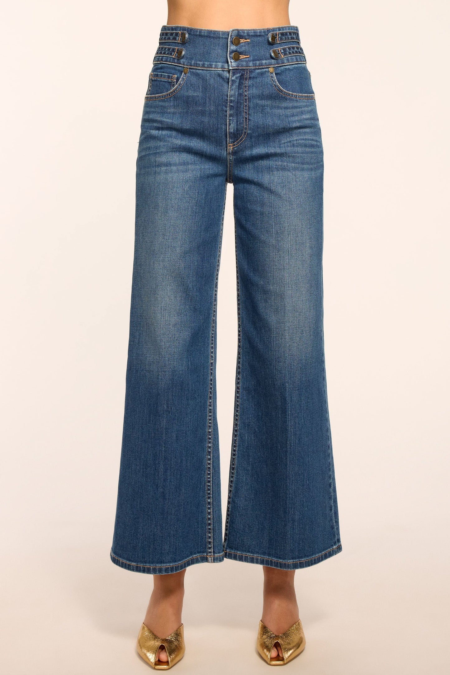 Liv Cropped Wide Leg Jean