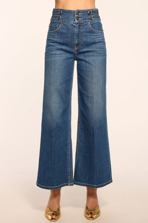 Liv Cropped Wide Leg Jean