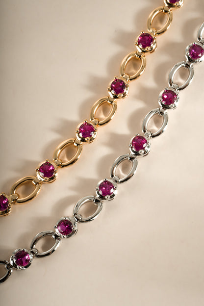 Ruby Lilly Tennis Bracelet
