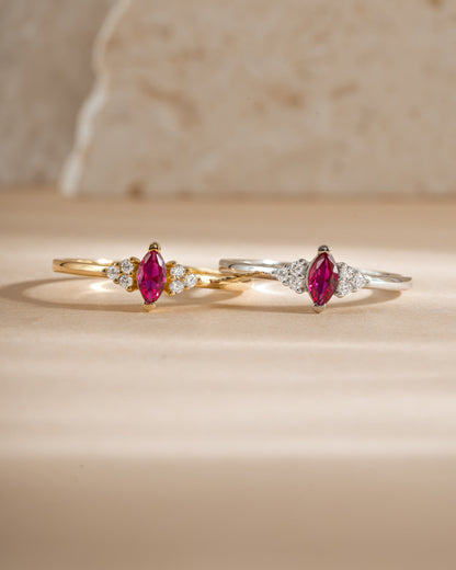 Ruby Marquise Ring