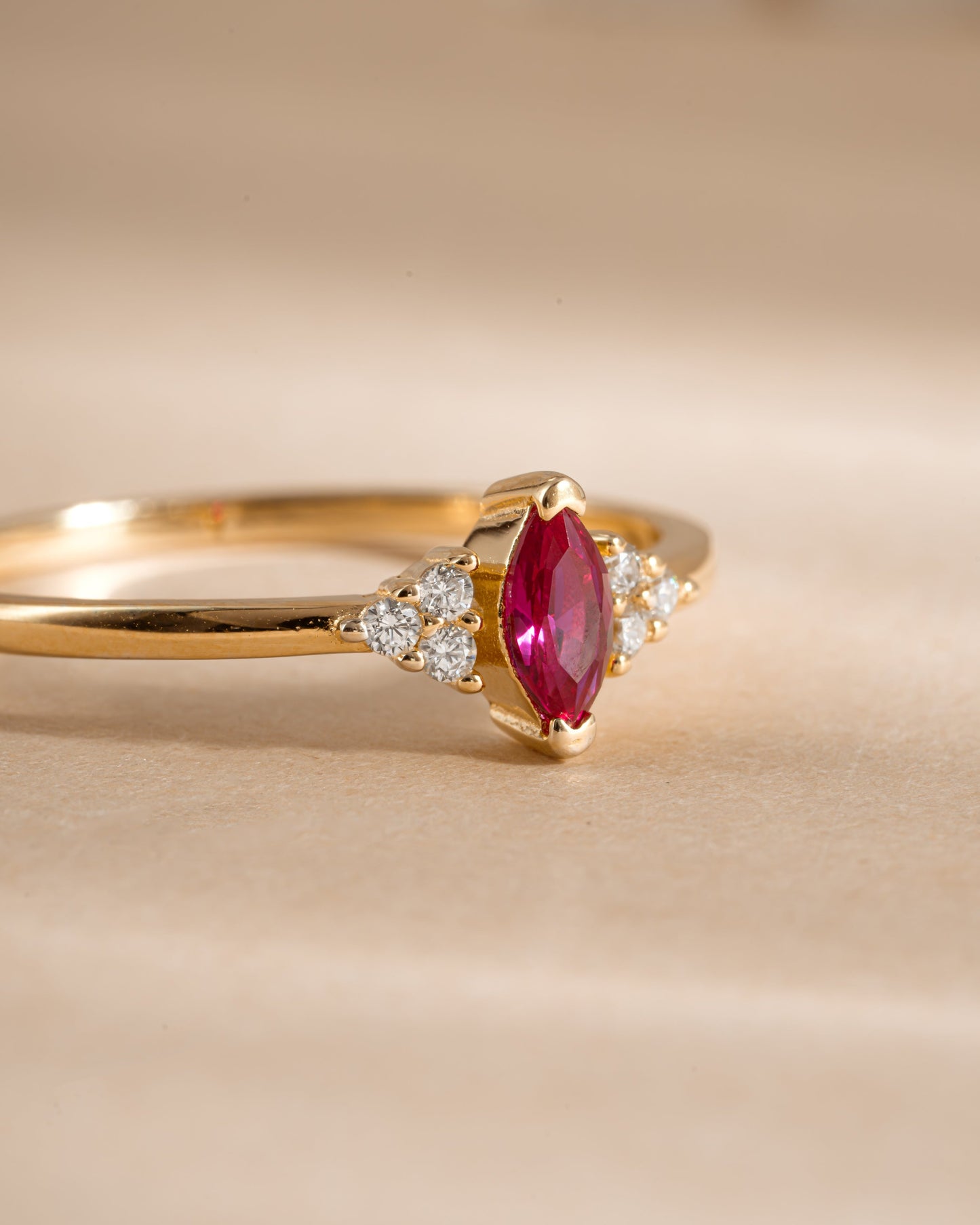 Ruby Marquise Ring