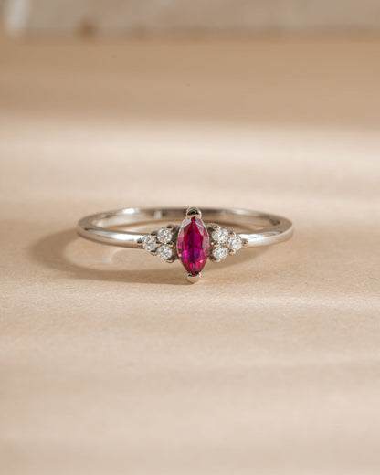 Ruby Marquise Ring