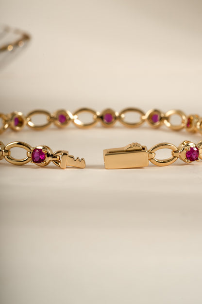 Ruby Lilly Tennis Bracelet