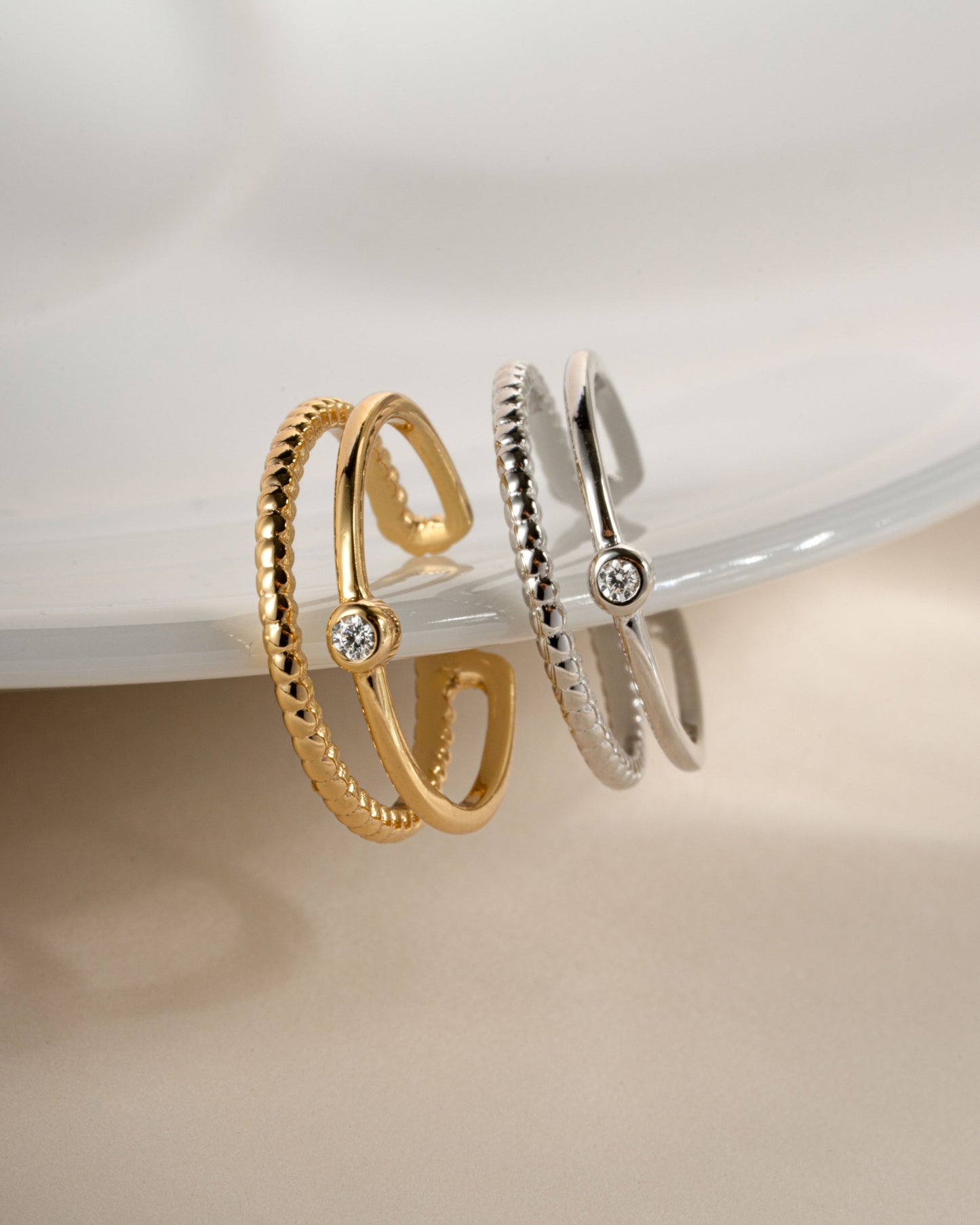 Bezel Toe Ring