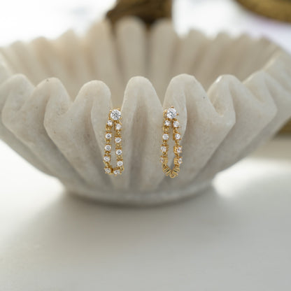 Tennis Chain Link Studs