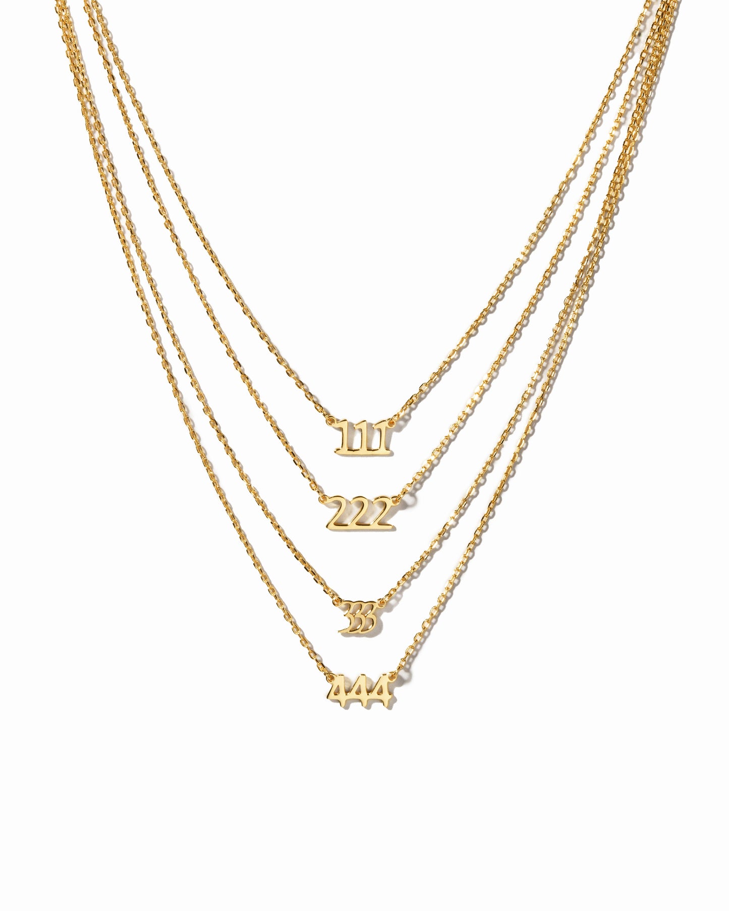 111 Ready to Ship Angel Number Necklace
