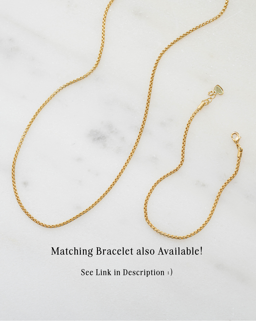 Rounded Box Chain Necklace