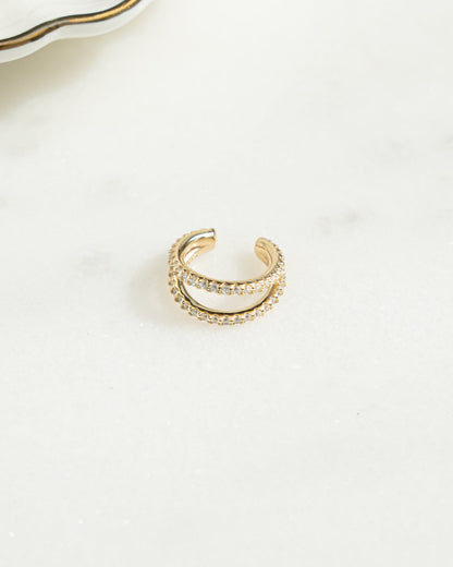 Marcella Double Row Ear Cuff