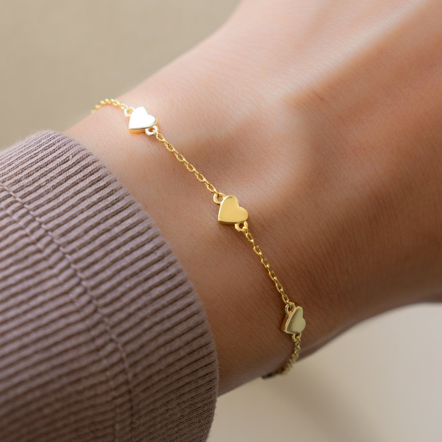 Heart Charm Bracelet