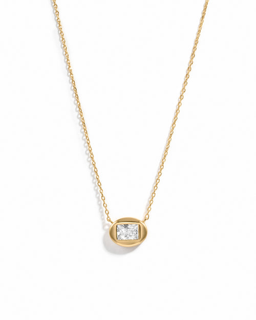 Valerie Bubble Bezel Necklace