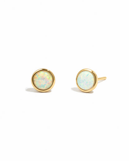 Large Opal Studs