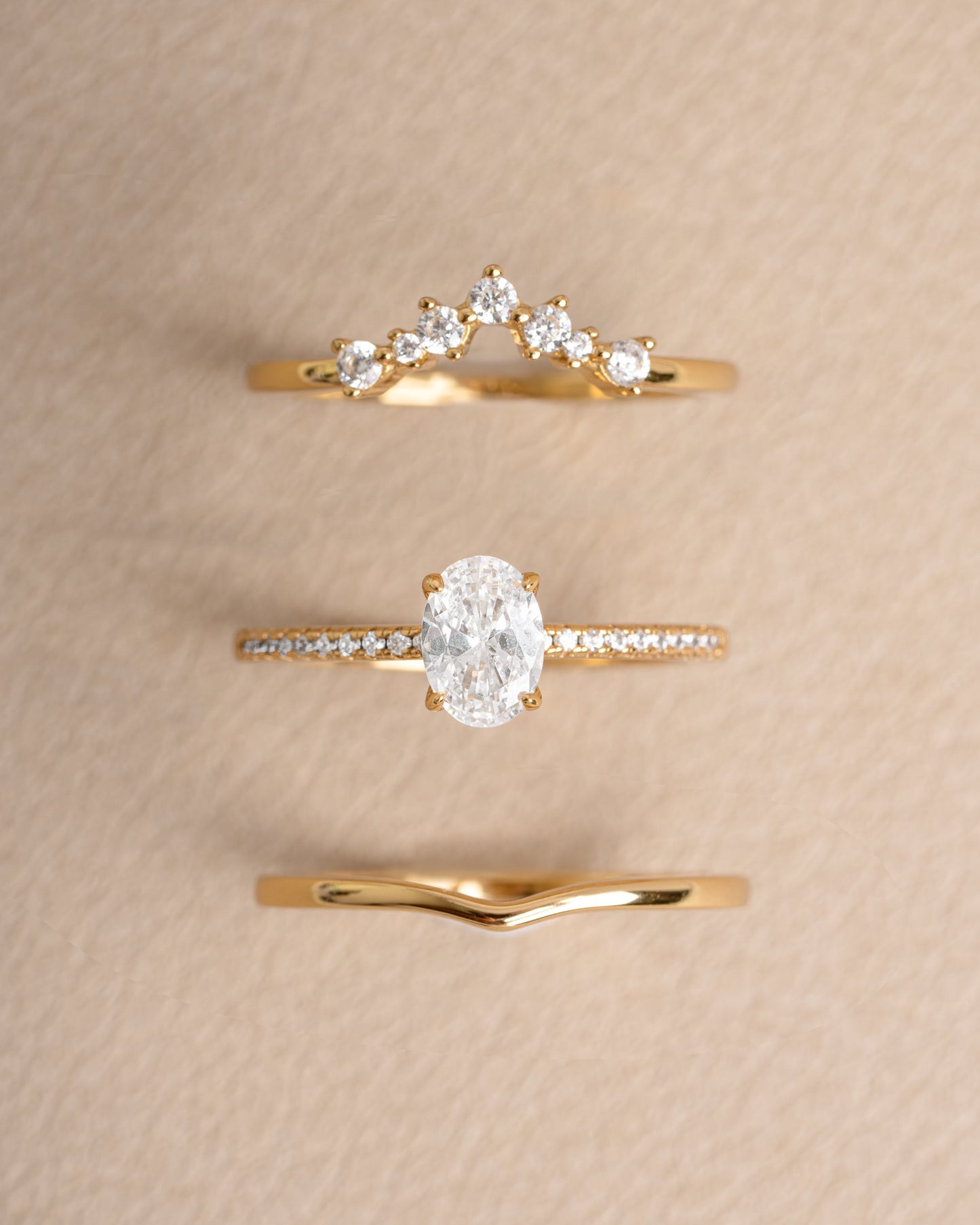Oval Ring Set
