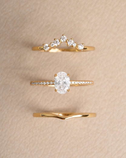 Oval Ring Set