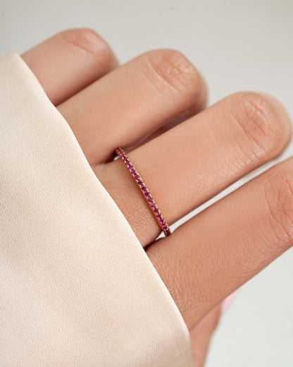 Ruby Eternity Ring