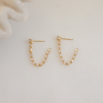 Tennis Chain Link Studs