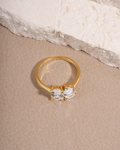Oval Toi Et Moi Ring