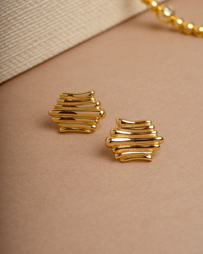 Scribble Stud Earrings