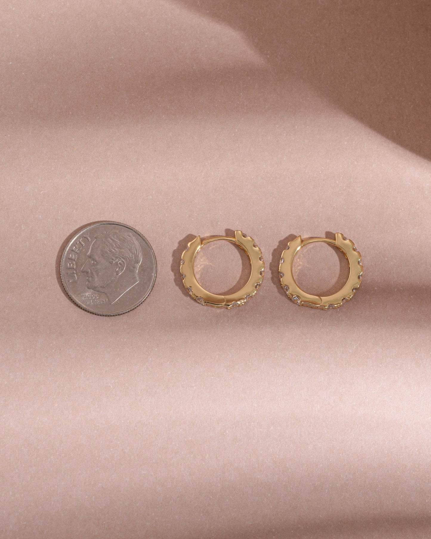 Studded Hoop Earrings