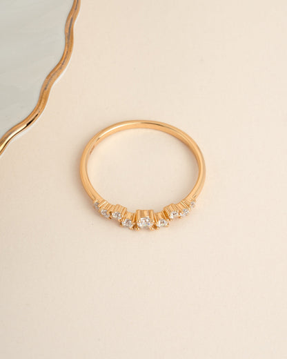Diamond Cluster Ring