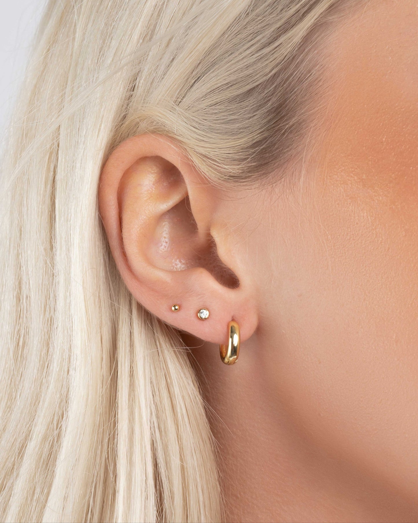 Minimalist Huggie Hoops