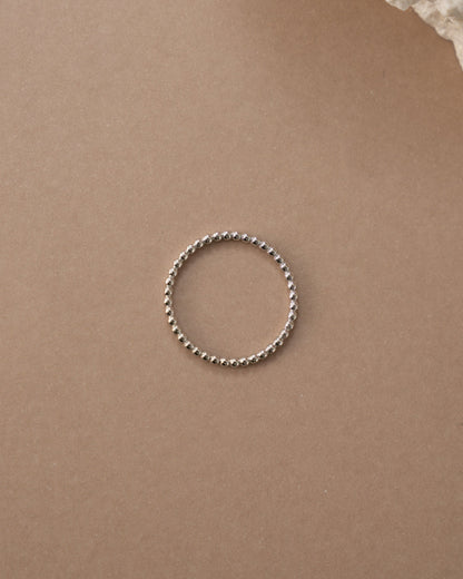 Plain Beaded Ring