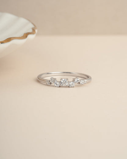 Diamond Cluster Ring