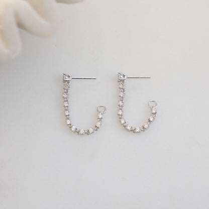 Tennis Chain Link Studs