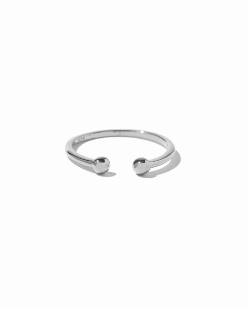 Open Ball Cuff Ring
