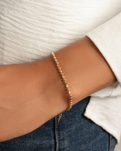Diamond Cut Chain Bracelet
