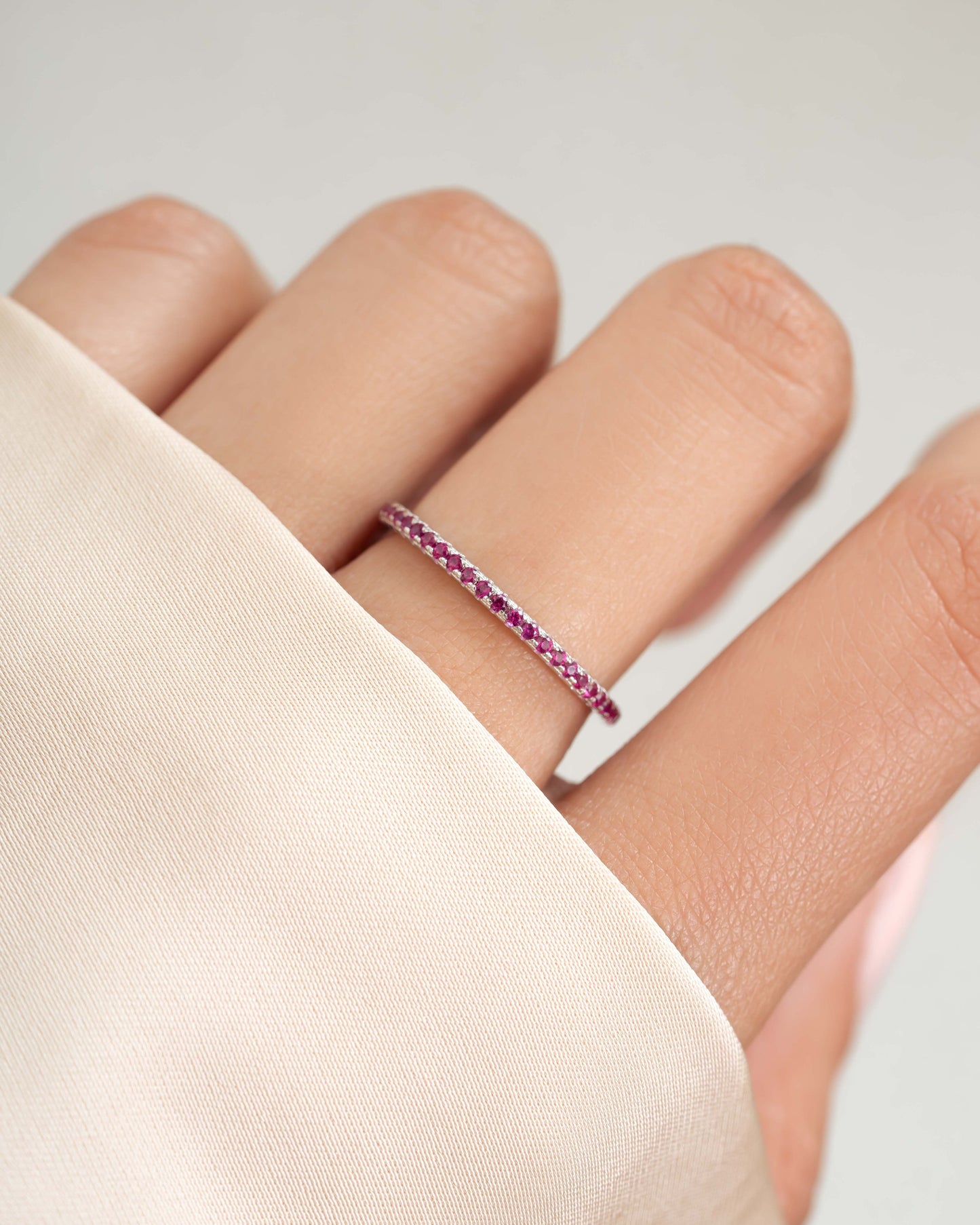 Ruby Eternity Ring