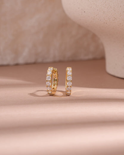 Studded Hoop Earrings