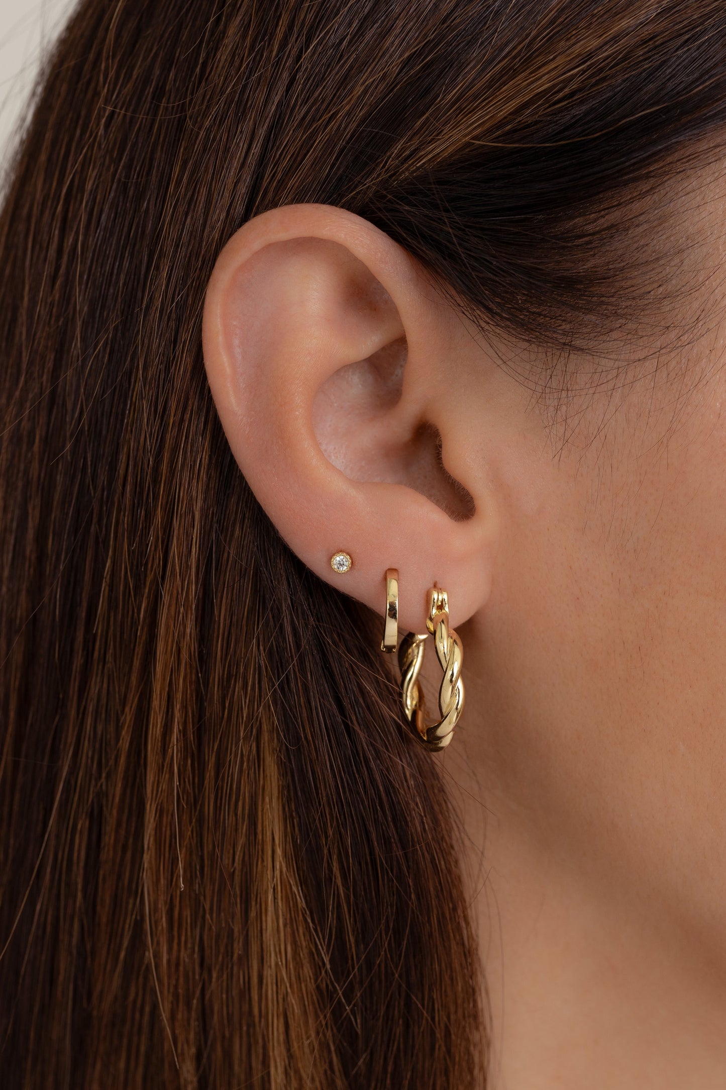 20mm Spiral Hoop Earrings