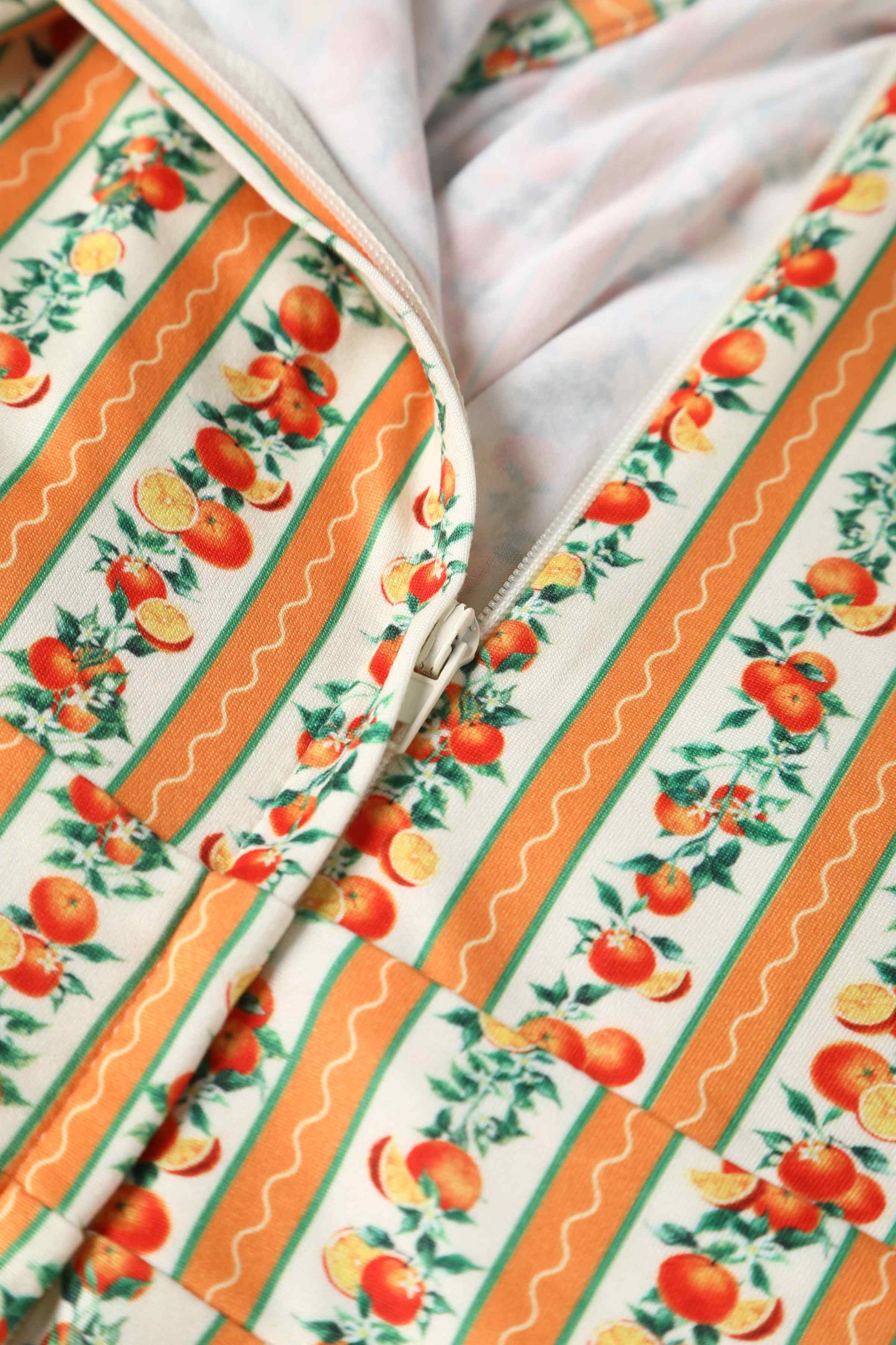 Julia Sicilian Orange Midi Dress