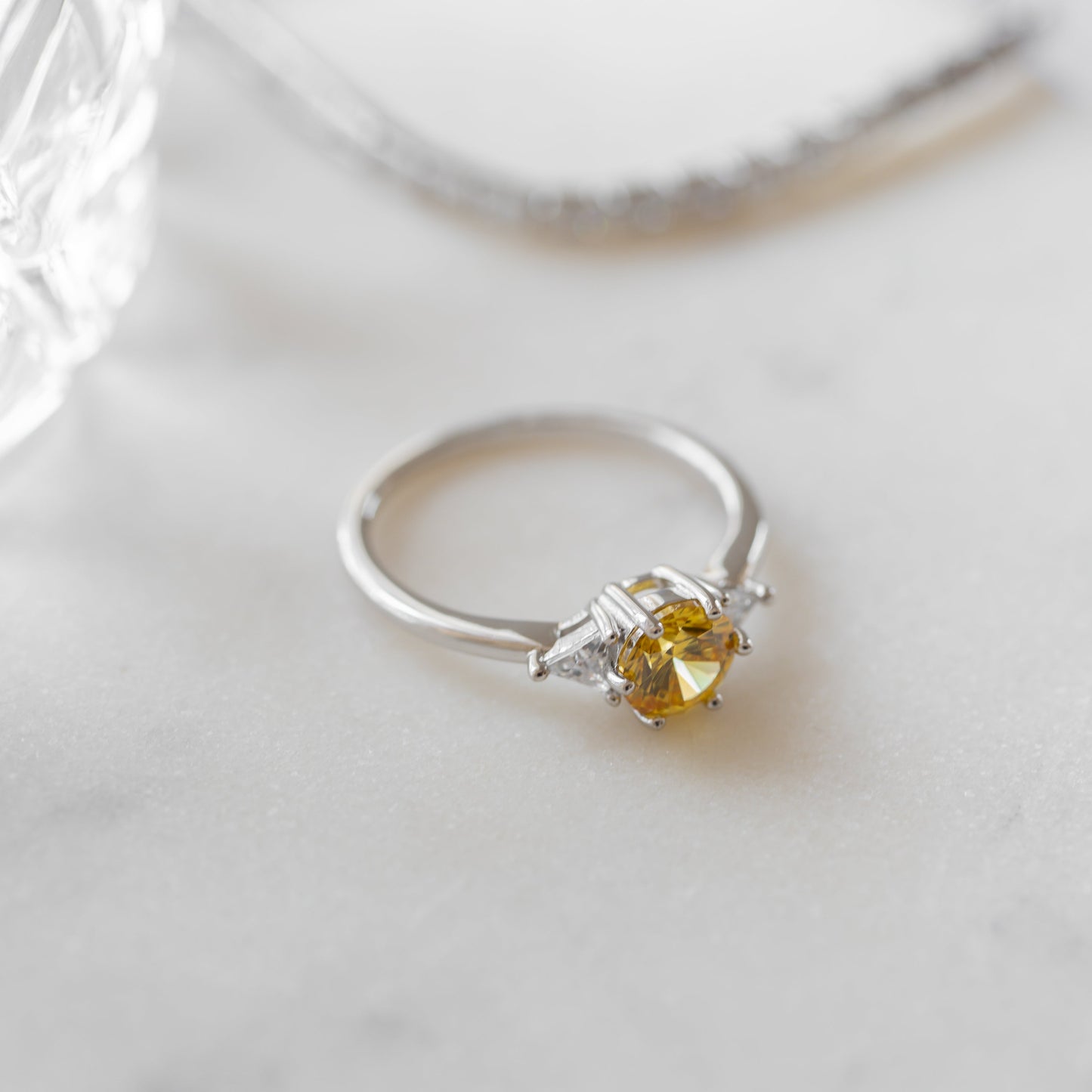 Canary Yellow Ring