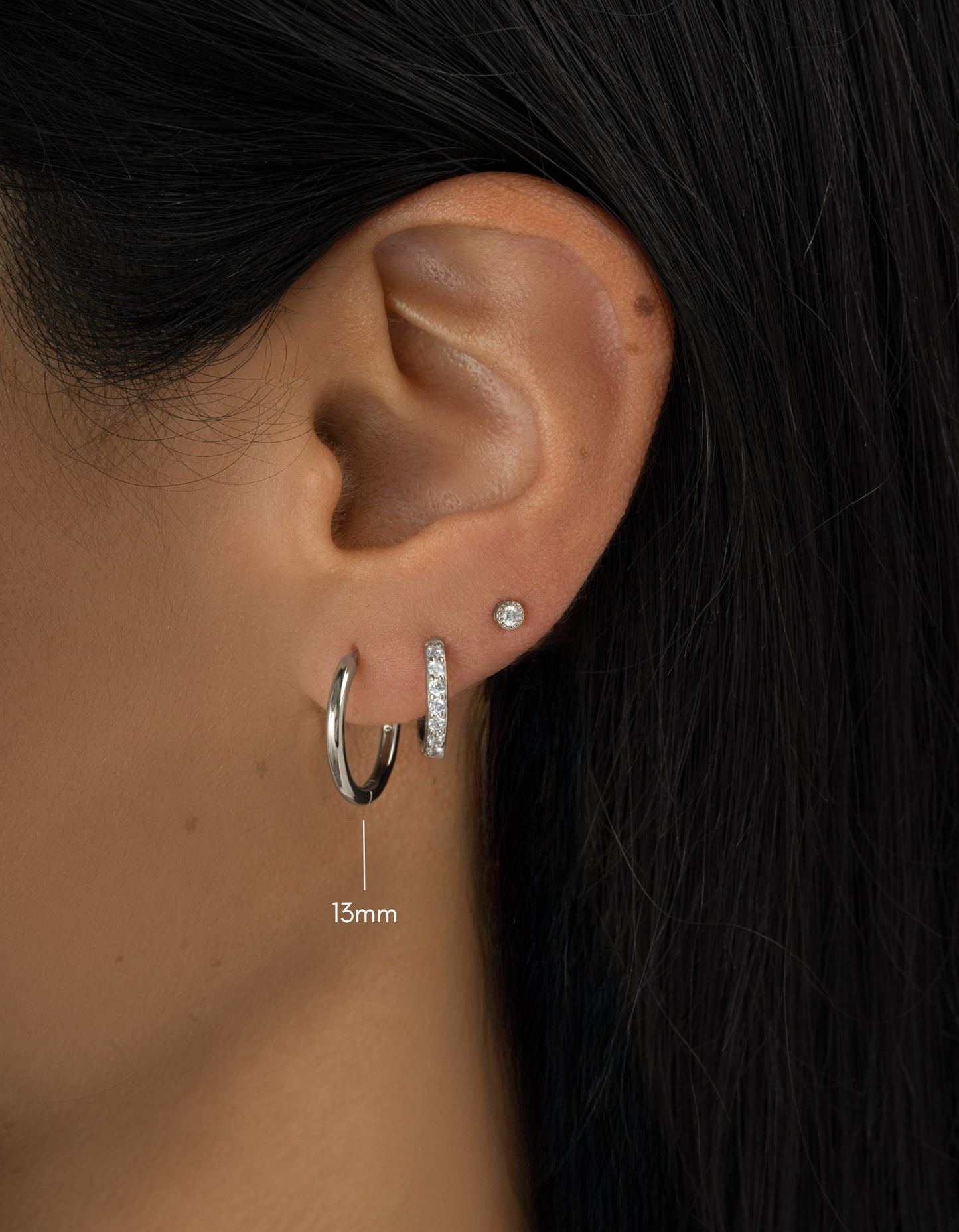 13mm Minimalist Small Hoop Earrings