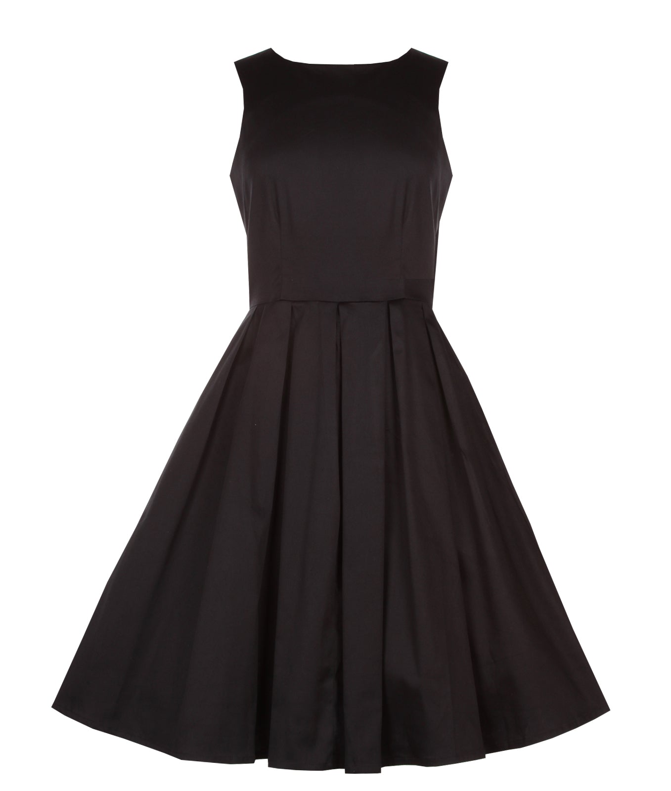 Lola Retro Black Swing Dress