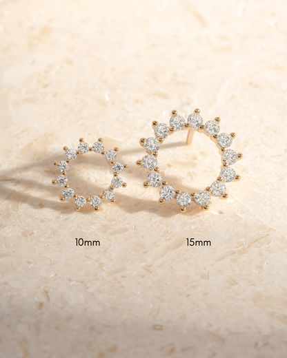 15mm Sunburst Studs